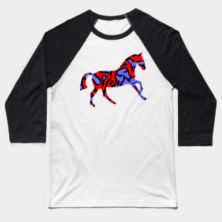 Horse | Pop Art Baseball T-Shirt